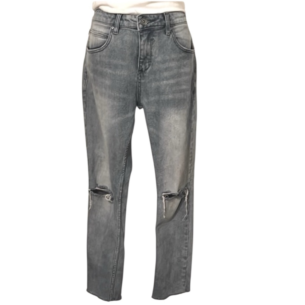 Absent Men’s Distressed Medium Wash Lemy Taper Jeans Sz 32